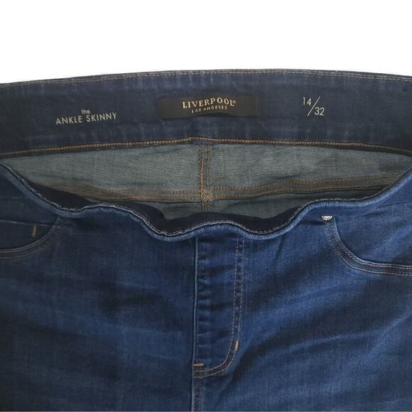 Liverpool Los Angeles  The Ankle Skinny Sz 14/32 - Picture 3 of 6